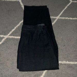 Boden Mens Solid Black Corduroy Chino Trousers Size 34